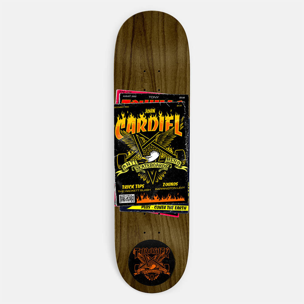 Thrasher - 8.62" John Cardiel Anti Hero Skateboard Deck (Various Stains)