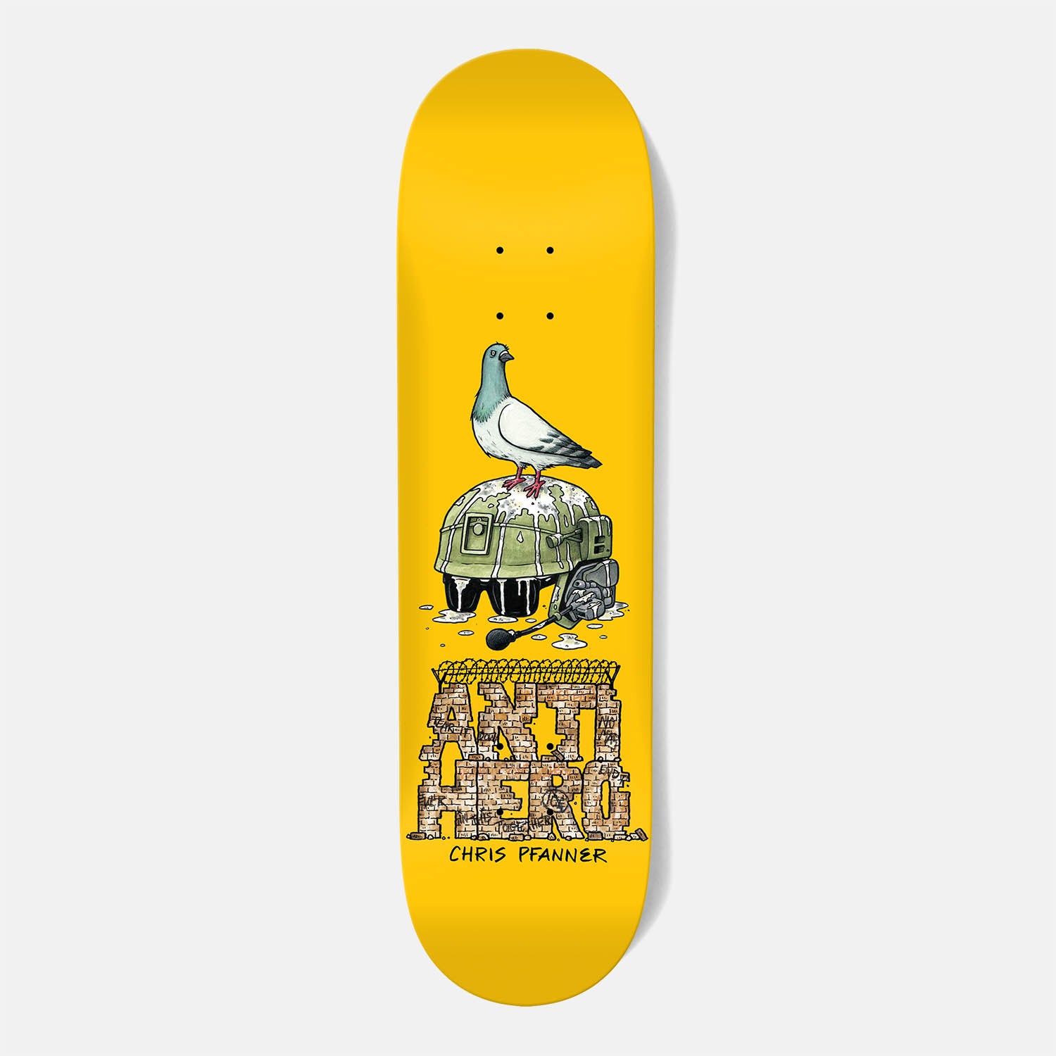 Anti Hero Skateboards - 8.25" Chris Pfanner Liberdad Skateboard Deck