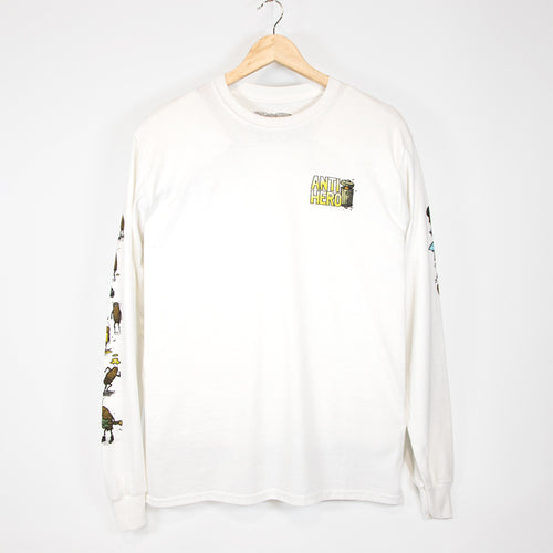 Anti Hero Skateboards - Roached Out Longsleeve T-Shirt - White