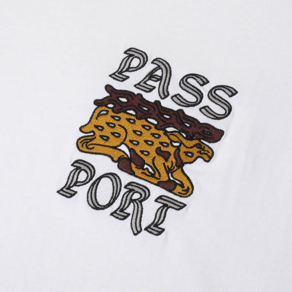 Pass Port Skateboards - Antler T-Shirt - White