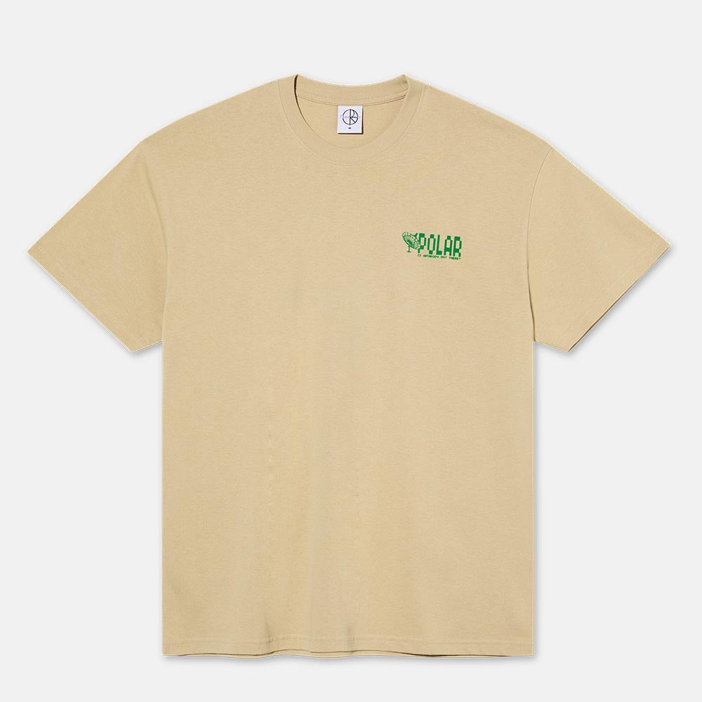 Polar Skate Co. - Anyone Out There T-Shirt - Sand