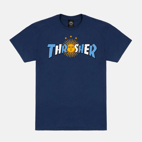 Thrasher Magazine - Argentina Estrella T-Shirt - Navy