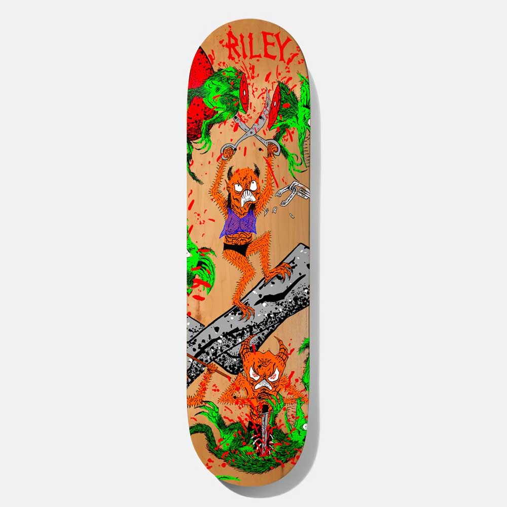 Baker Skateboards - 8.125" Riley Hawk Toxic Rats Neckface Skateboard Deck