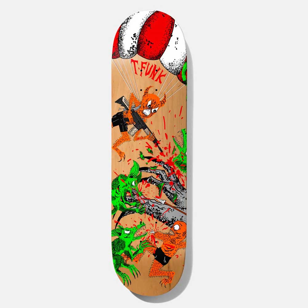 Baker Skateboards - 8.5" Tristan 'T-Funk' Funkhouser Toxic Rats Neckface Skateboard Deck