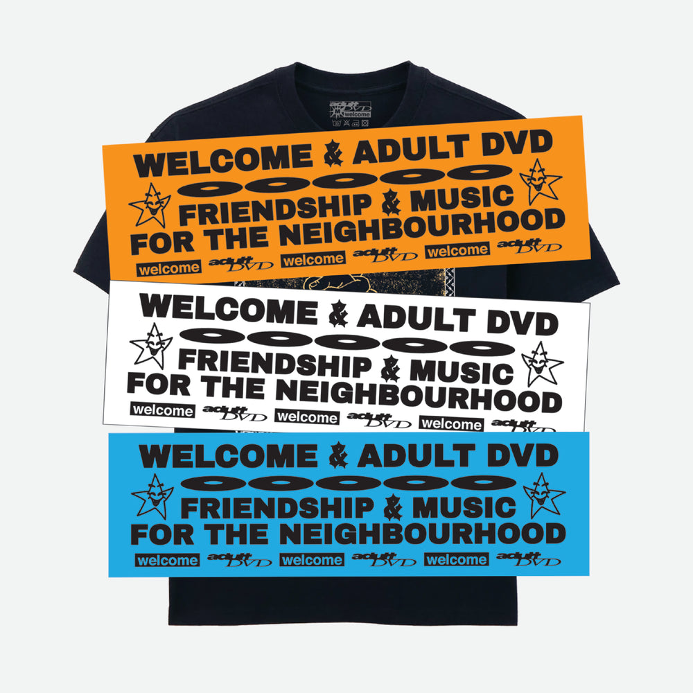 Welcome Skate Store - Adult DVD 'Together' T-Shirt - Black
