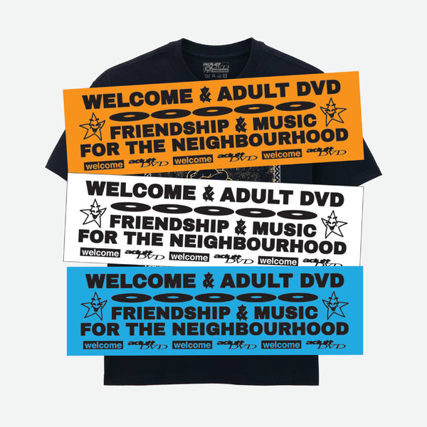 Welcome Skate Store - Adult DVD 'Together' T-Shirt - Black