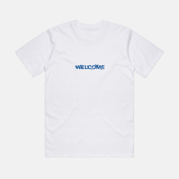 Welcome Skate Store - Services T-Shirt - White / Navy