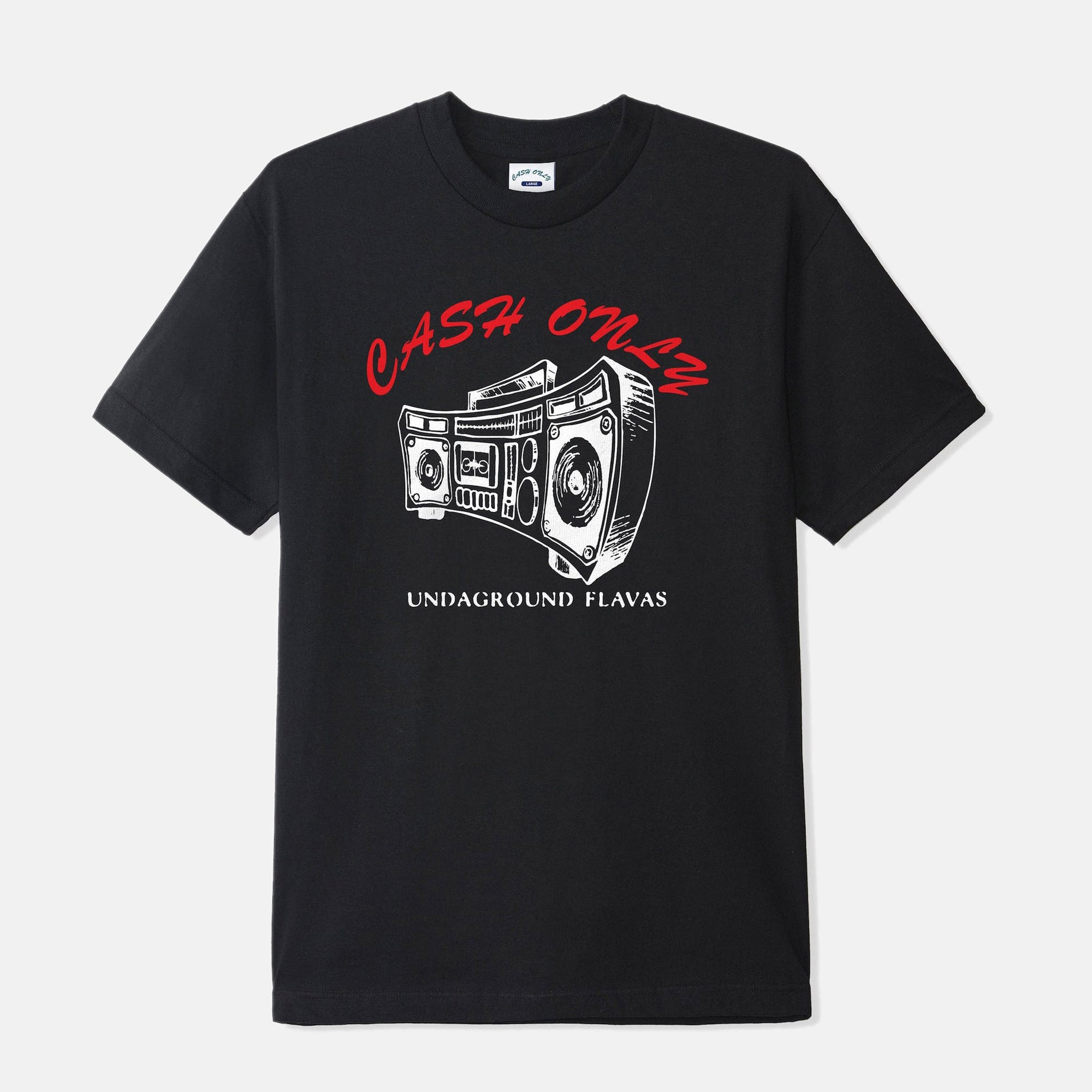 Cash Only - Boombox T-Shirt - Black