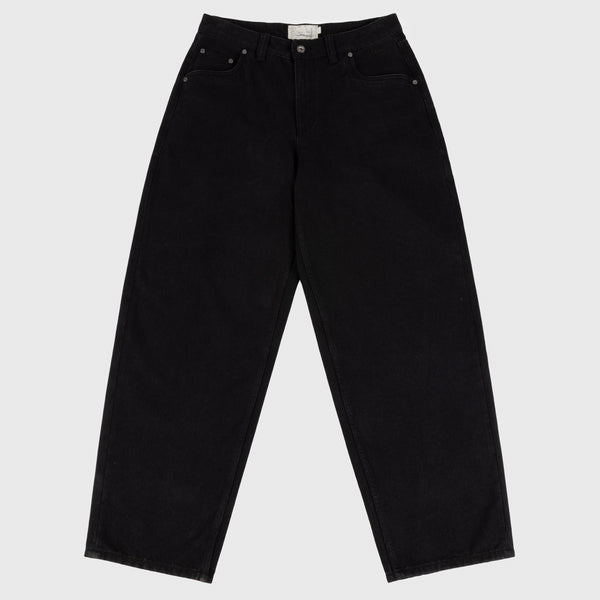 Dime MTL - Classic Baggy Denim Pants - Black