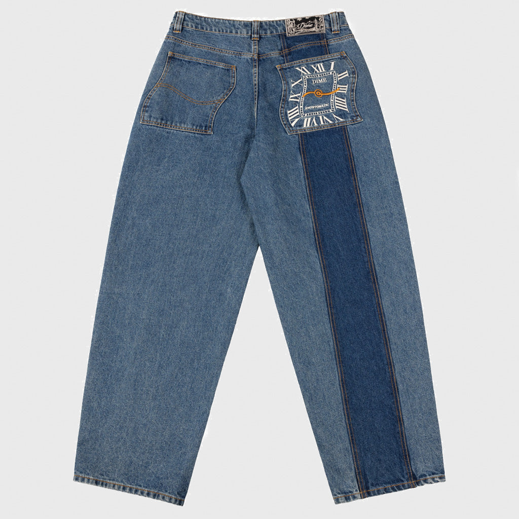 Dime MTL - Classic Baggy Denim Pants - Knowtomatic Blue