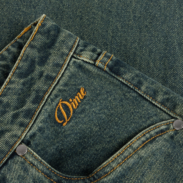 Dime MTL - Classic Baggy Denim Pants - Sandblasted Pine