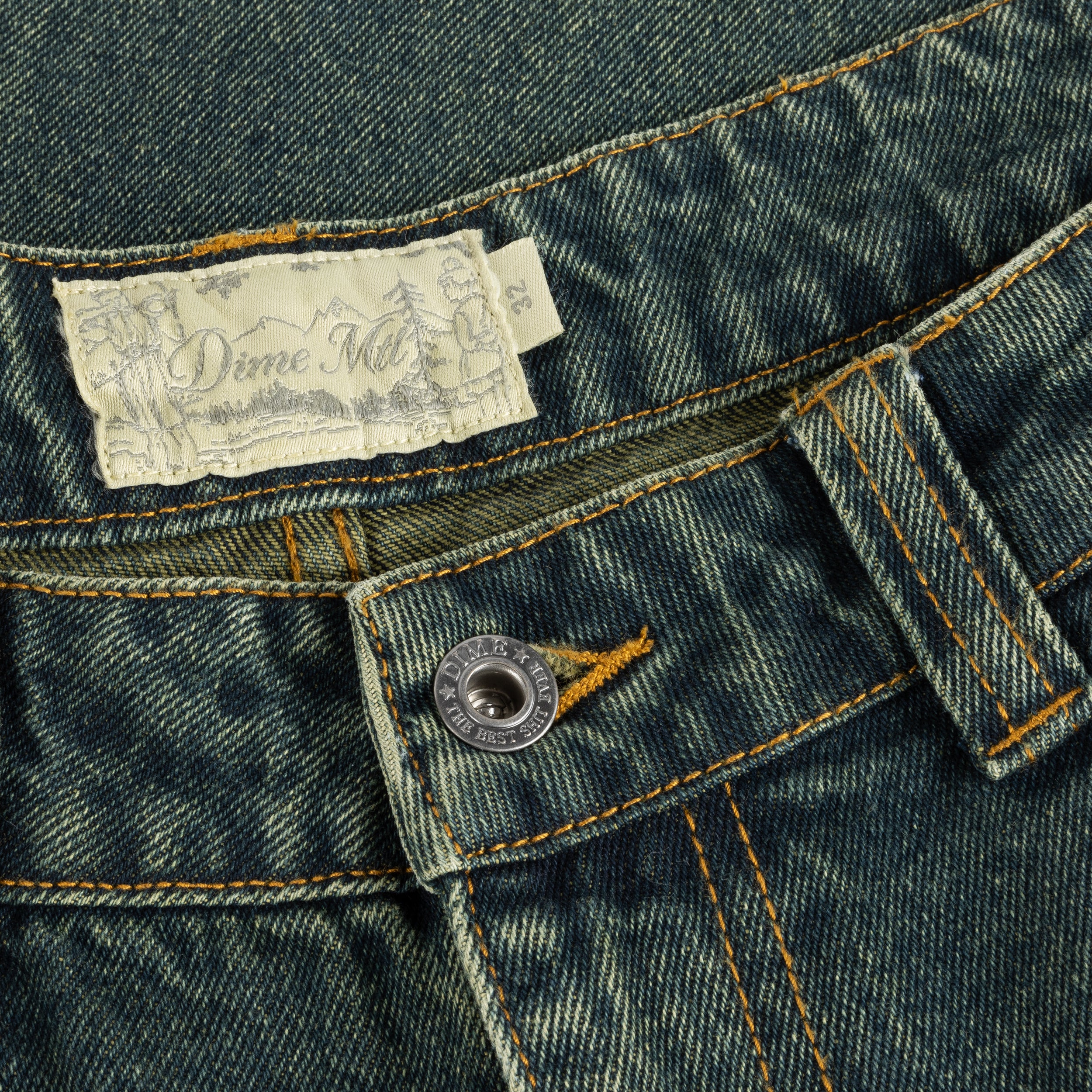 Dime MTL Classic Baggy Denim タグ付き Dime Mtl Classic Baggy Denim Pants Blue Jeans Dime