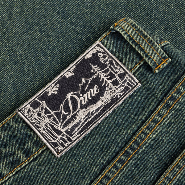 Dime MTL - Classic Baggy Denim Pants - Sandblasted Pine