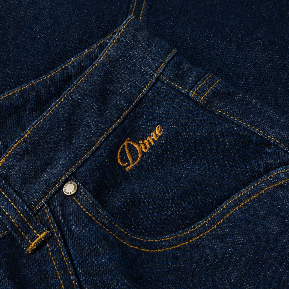 Dime MTL - Classic Baggy Denim Pants - Indigo Paneled