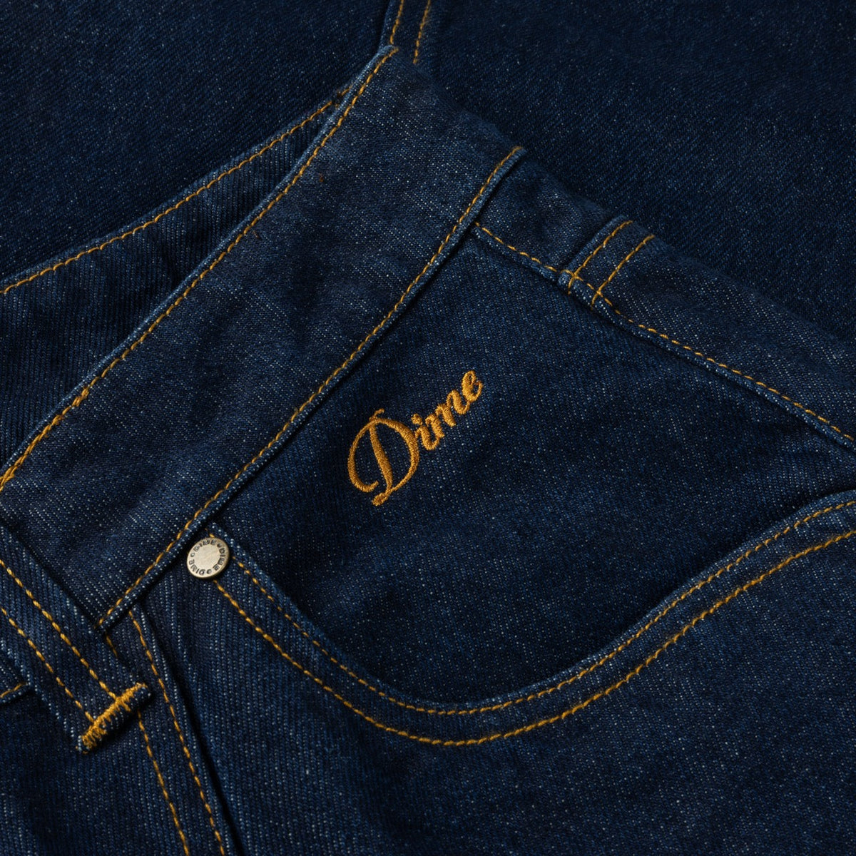 Dime MTL - Classic Baggy Denim Pants - Indigo Paneled – Welcome 