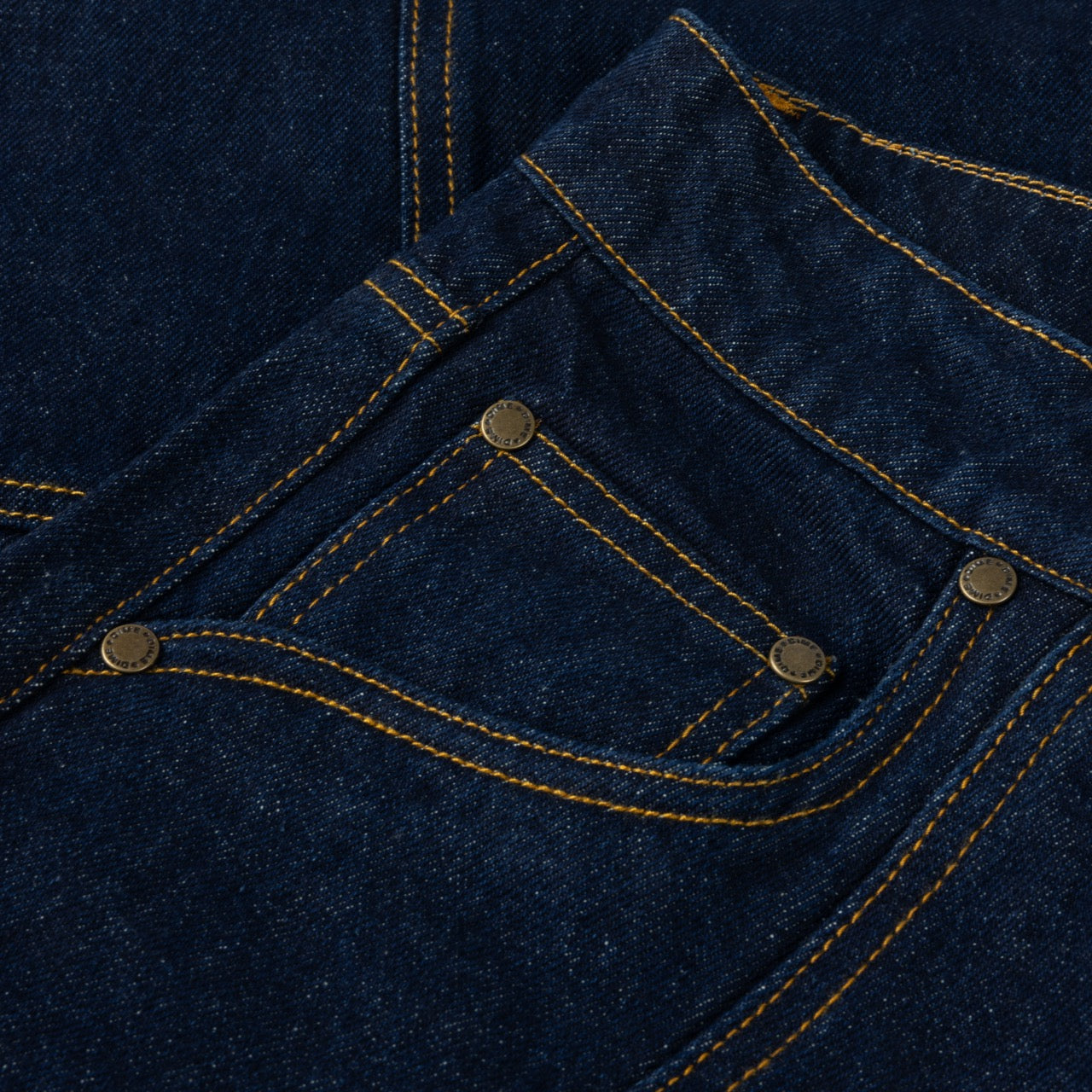 Dime MTL - Classic Baggy Denim Pants - Indigo Paneled