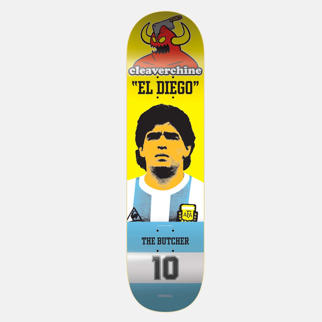 Cleaver Skateboards - 8.375" El Diego 20th Anniversary Diego Bucchieri Skateboard Deck