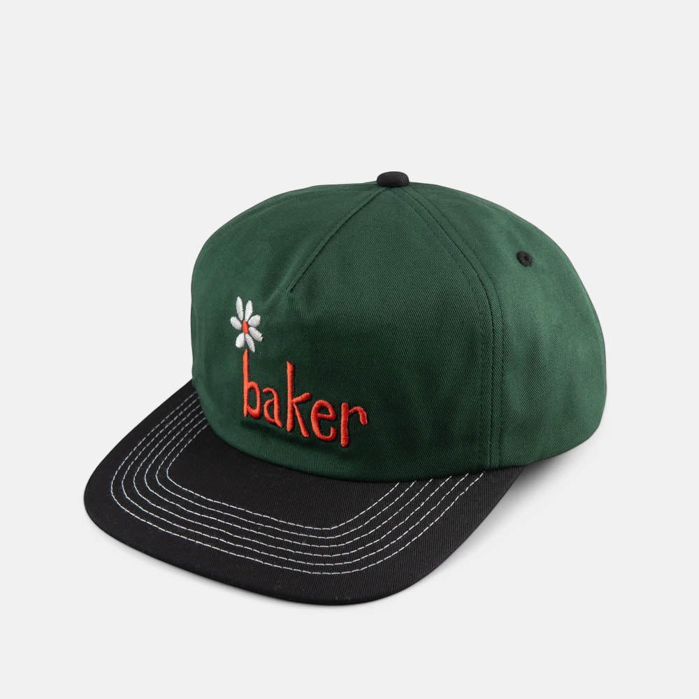 Baker Skateboards - Daisy Snapback Cap - Green / Black