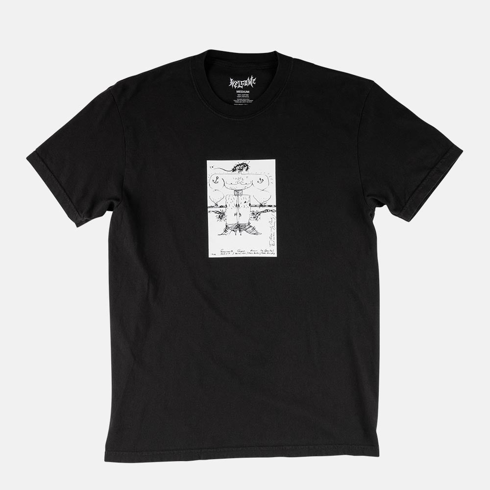 Bauhaus アート Tシャツ 黒 Welcome Skateboards - Bauhaus Exquisite Corpse T-Shirt - Black