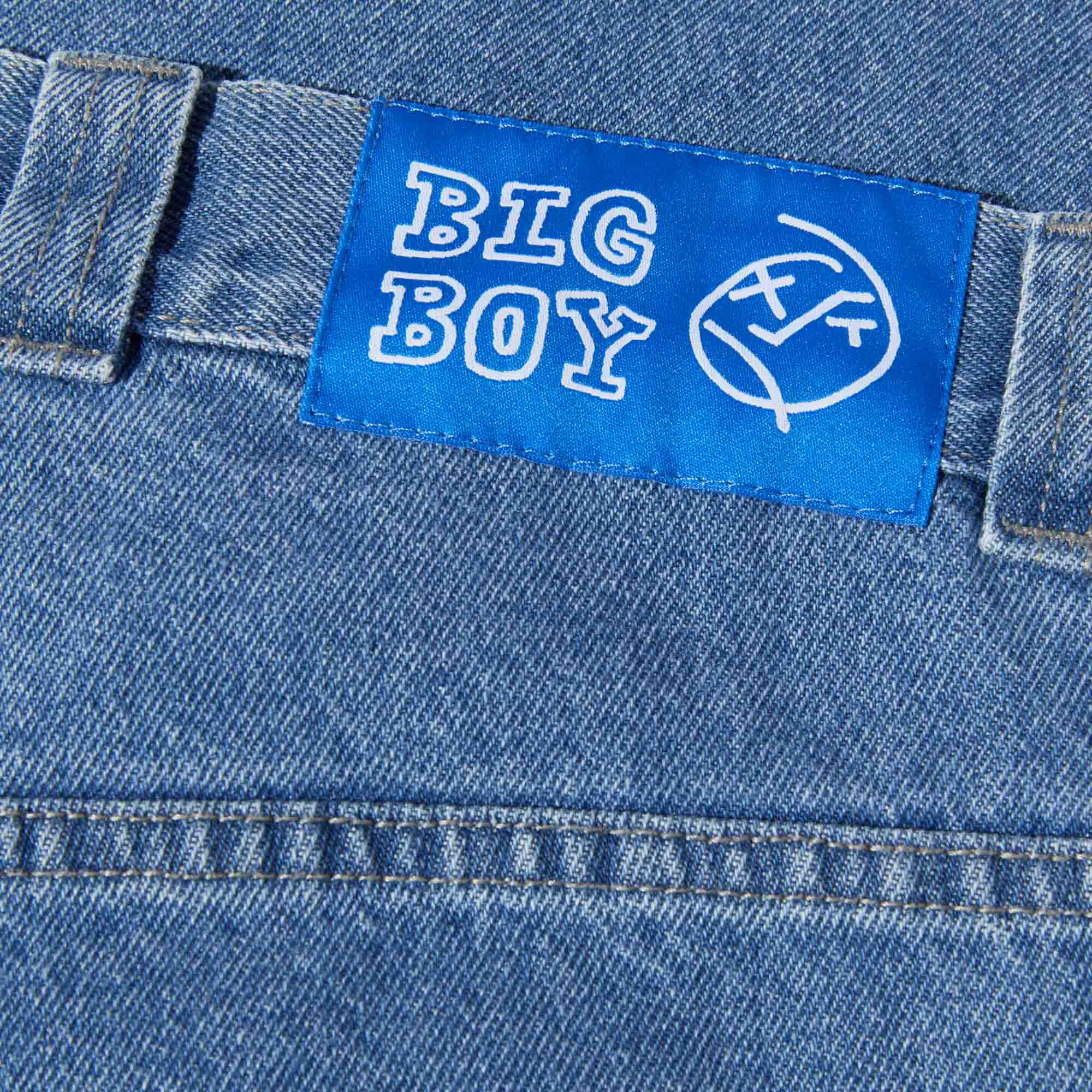 Polar Skate Co. - Big Boy Denim Jeans - Mid Blue | Welcome Skate Store