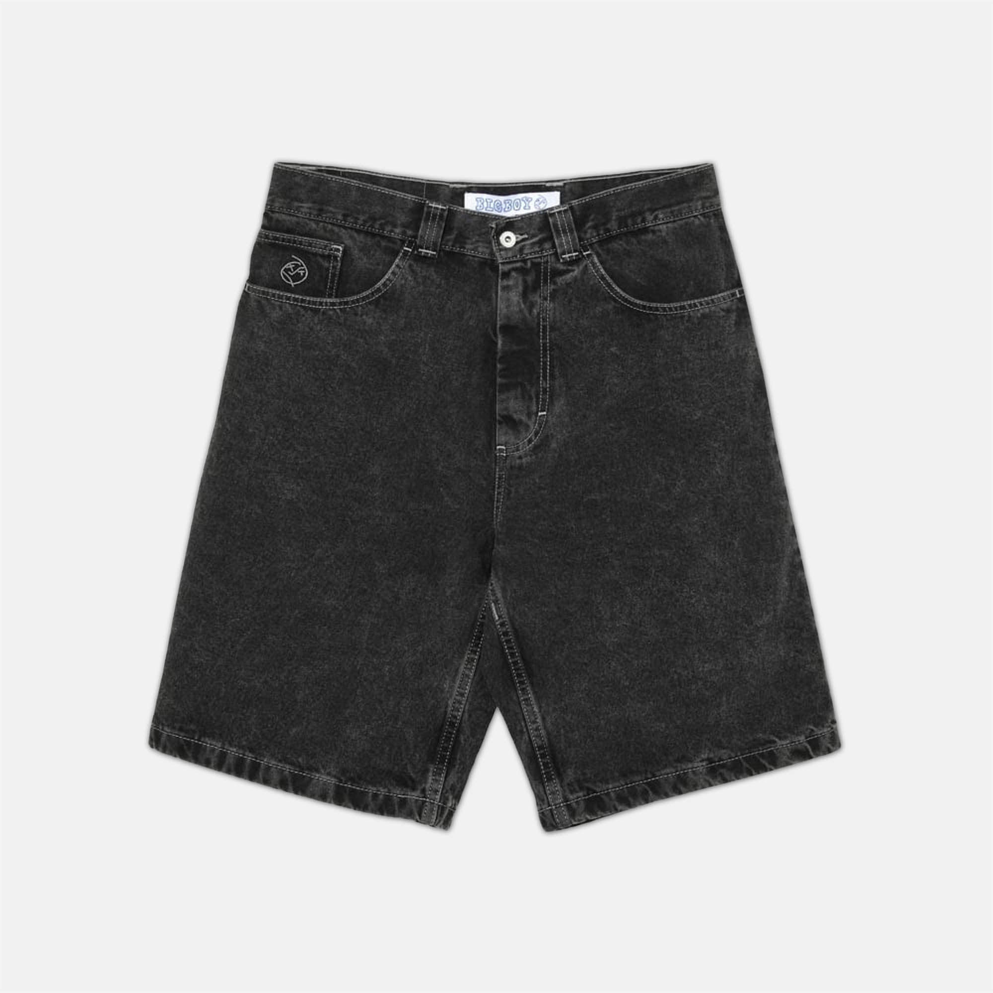 Polar Skate Co. - Big Boy Denim Shorts - Silver Black XXX Small
