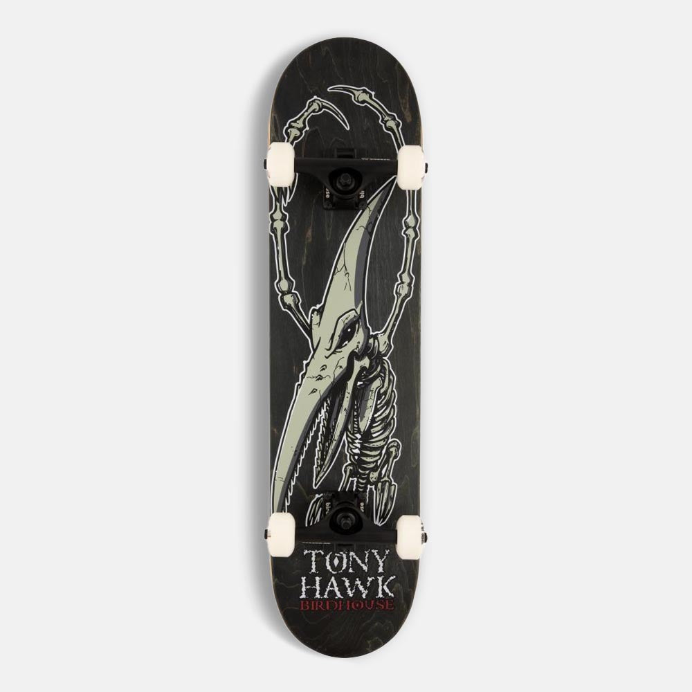 Birdhouse Skateboards - 7.5" Tony Hawk Pterodactyl Complete Skateboard - Black