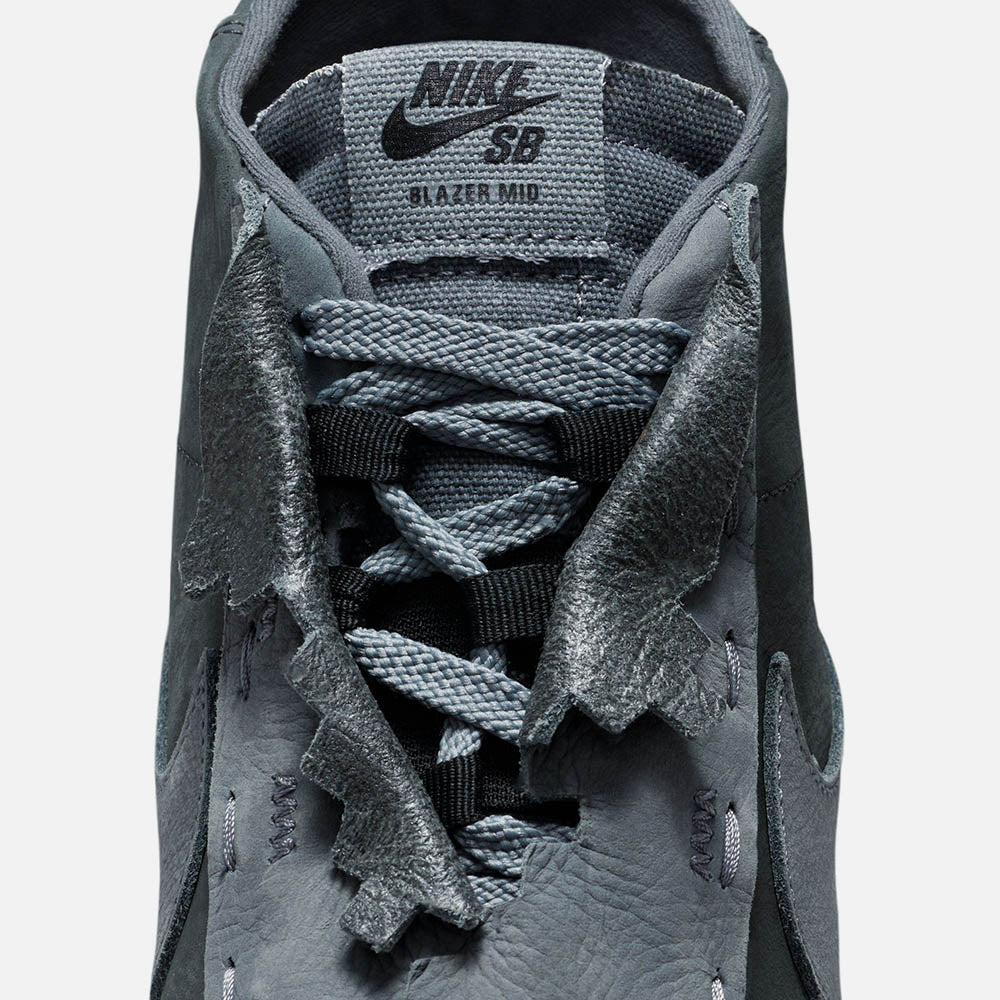 Nike SB - 'Di'orr Greenwood' Blazer Mid QS Shoes - Anthracite / Dark Smoke Grey