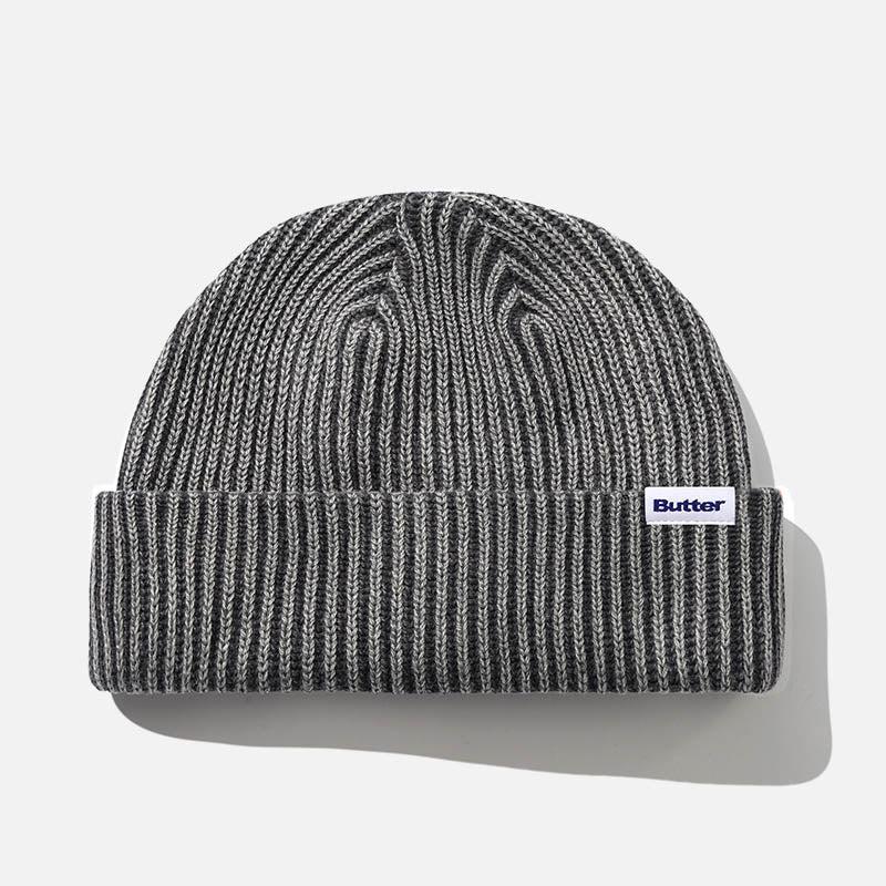 Butter Goods - Bleached Wharfie Beanie - Black