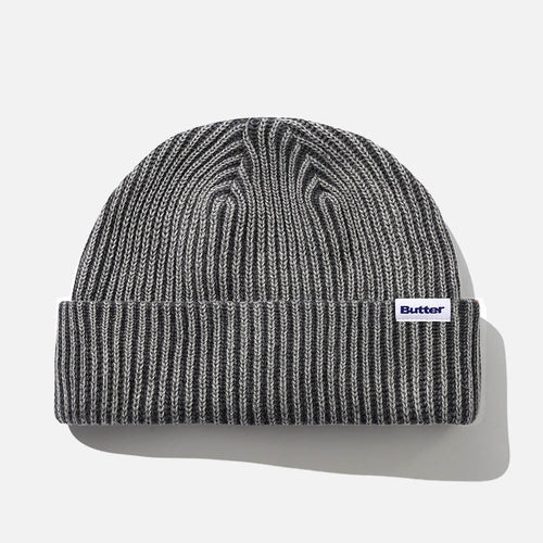 Butter Goods - Bleached Wharfie Beanie - Black