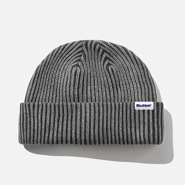Butter Goods - Bleached Wharfie Beanie - Black