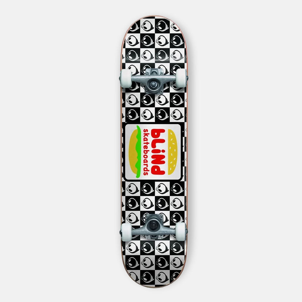 Blind Skateboards - 7.875" Blind Burger First Push Complete Skateboard