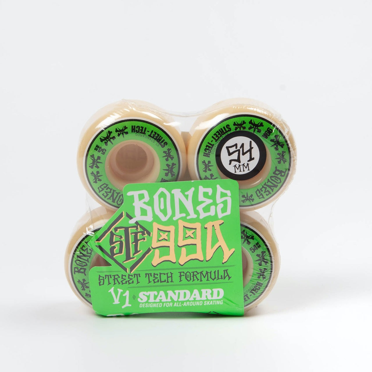 Bones - 54mm (99a) STF V1 Standard Skateboard Wheels