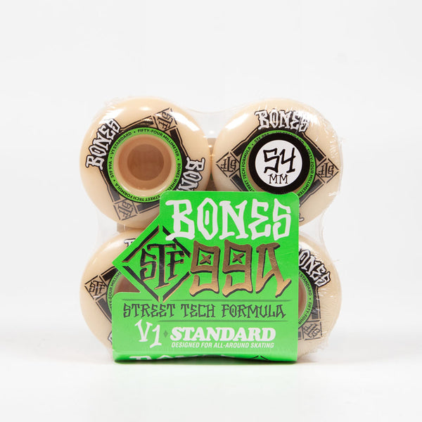Bones - 54mm (99a) STF V1 Standard Skateboard Wheels