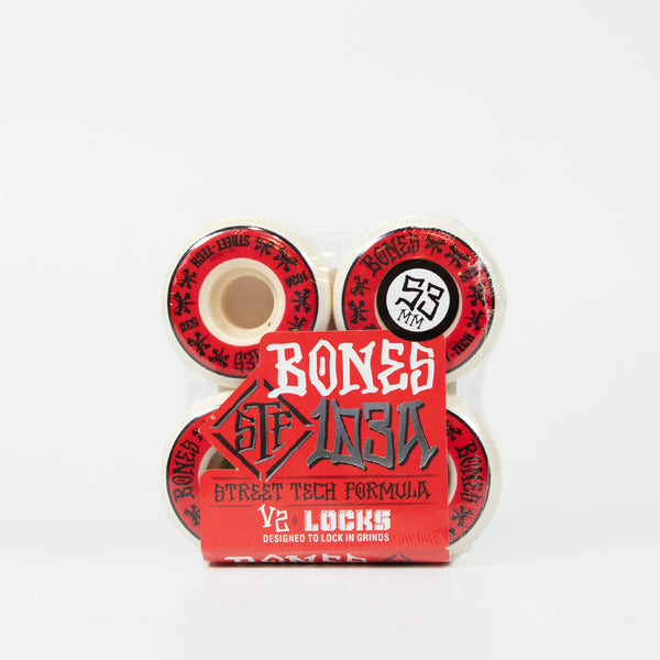 Bones - 53mm (103a) STF V2 Lock Skateboard Wheels