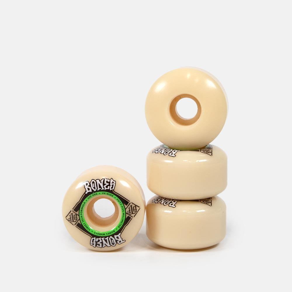 Bones - 55mm (99a) STF V4 Wide Skateboard Wheels