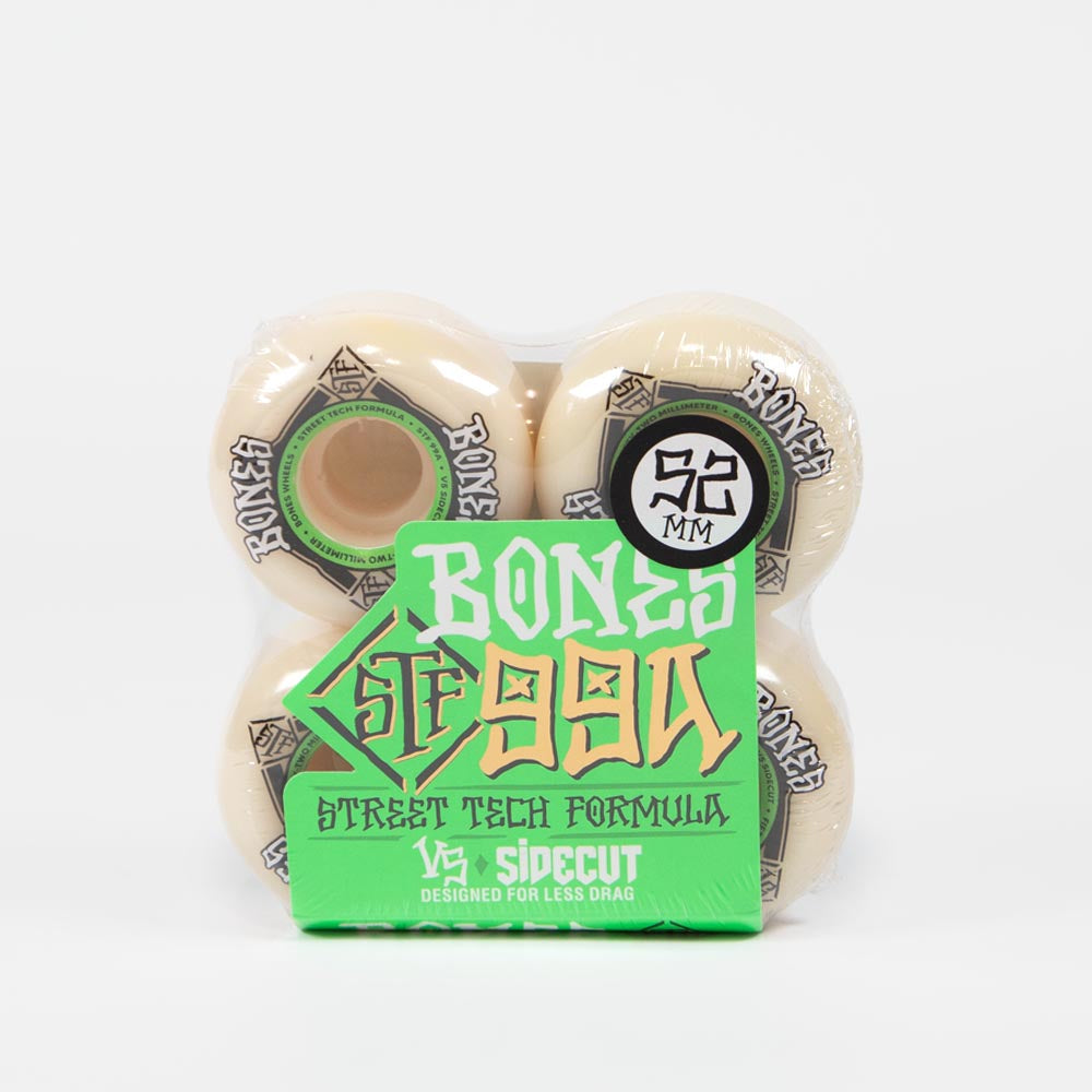 Bones - 52mm (99a) STF V5 Sidecut Skateboard Wheels