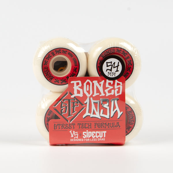 Bones - 54mm (103a) STF V5 Sidecut Skateboard Wheels