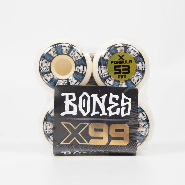 Bones - 53mm (99a) X Formula V5 Sidecut Head Rush Skateboard Wheels
