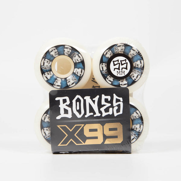 Bones - 55mm (99a) X Formula V5 Sidecut Head Rush Skateboard Wheels