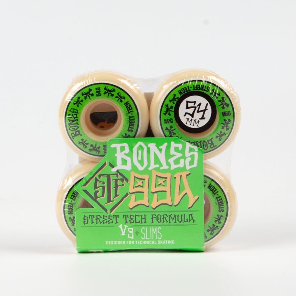 Bones - 54mm (99a) STF V3 Slim Skateboard Wheels