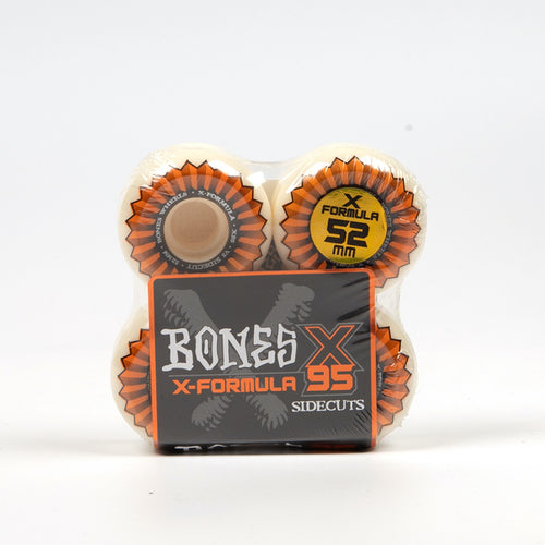 Bones Wheels - 52mm X-Formula V5 Sidecut 95A Skateboard Wheels