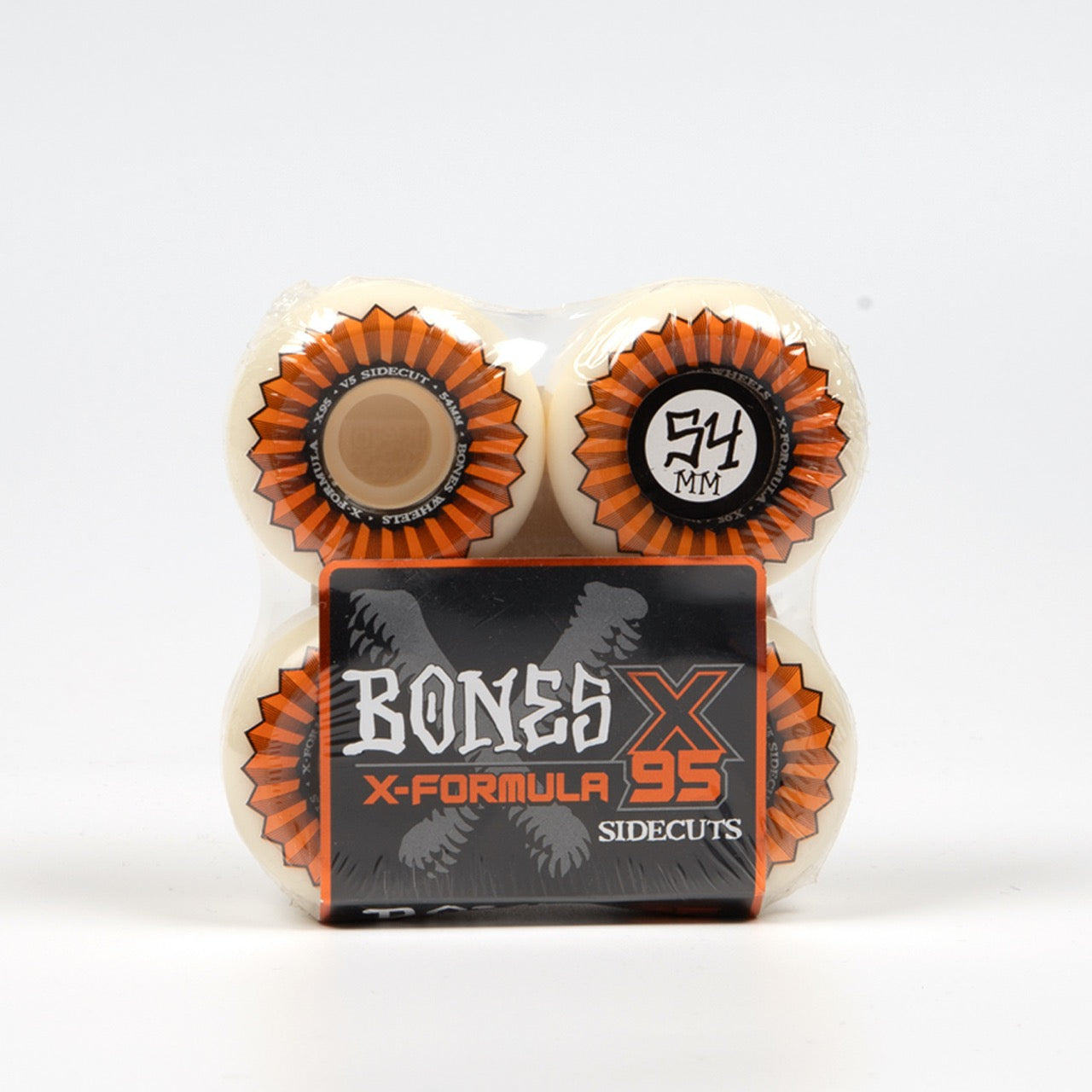 Bones Wheels - 54mm X-Formula V5 Sidecut 95A Skateboard Wheels