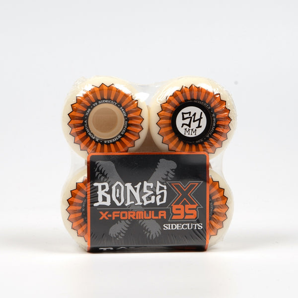 Bones Wheels - 54mm X-Formula V5 Sidecut 95A Skateboard Wheels