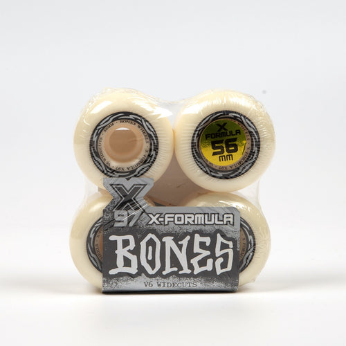 Bones Wheels - 56mm X-Formula V6 Wide-Cut 97A Skateboard Wheels