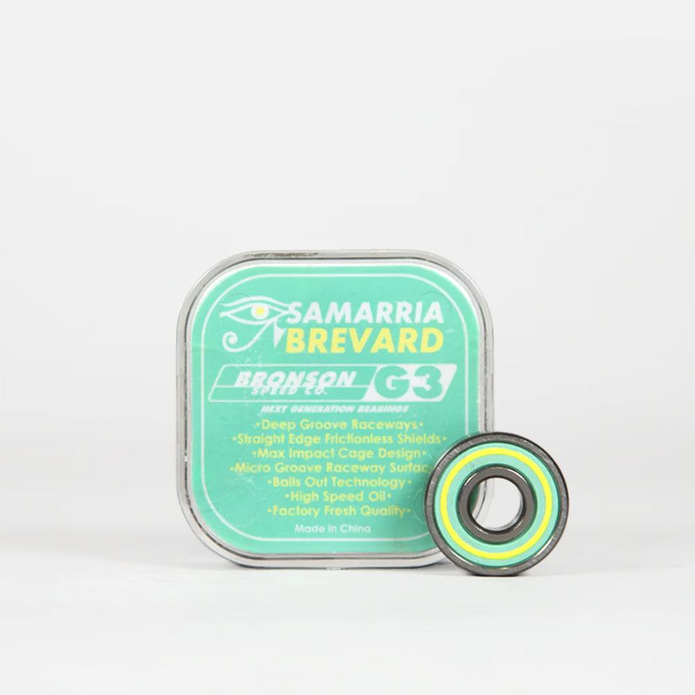 Bronson Speed Co. - Samaria Brevard Pro G3 Skateboard Bearings