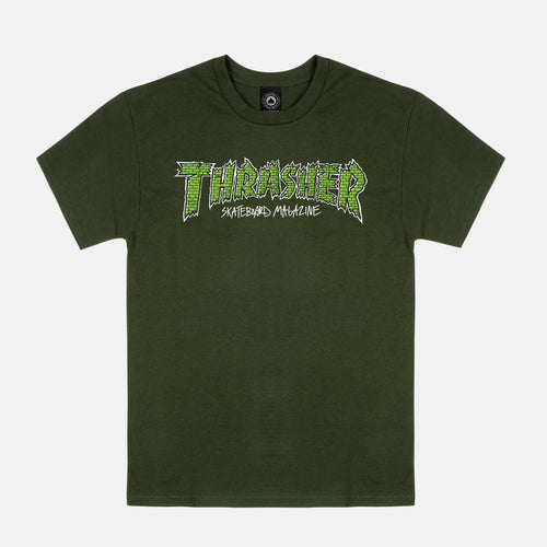 Thrasher Magazine - Brick T-Shirt - Forest