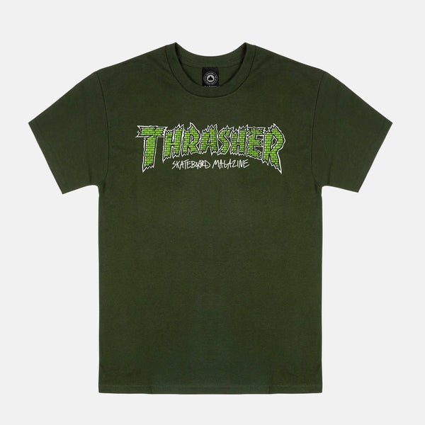 Thrasher Magazine - Brick T-Shirt - Forest