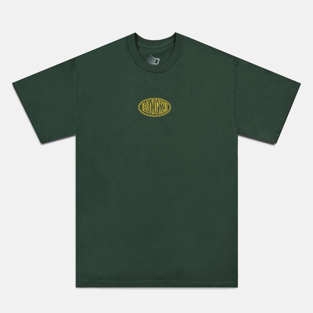 Bronze 56K - Oval T-Shirt - Forest Green