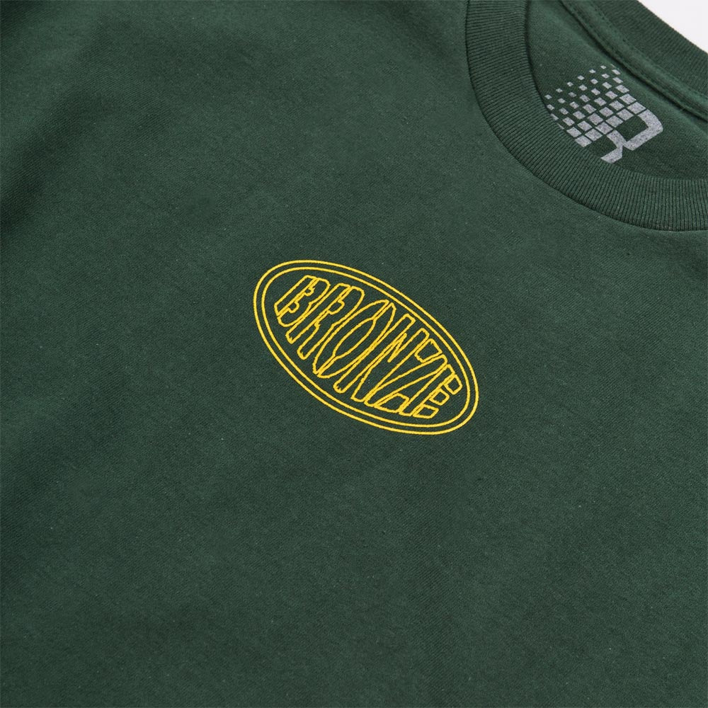 Bronze 56K - Oval T-Shirt - Forest Green