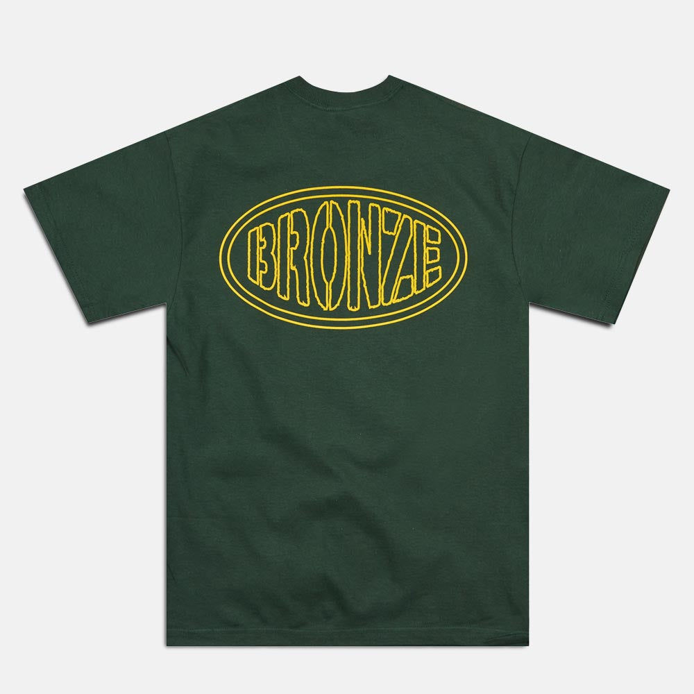 Bronze 56K - Oval T-Shirt - Forest Green